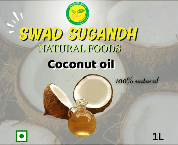 PURE COCONUT OIL (1 LITER) | शुद्ध नारियल का तेल