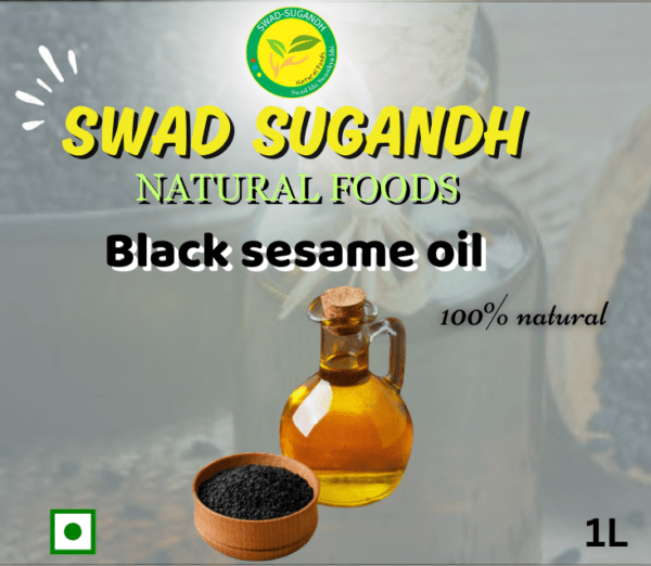 PURE BLACK SESAM OIL (1 LITER)| शुद्ध काले तिल का तेल