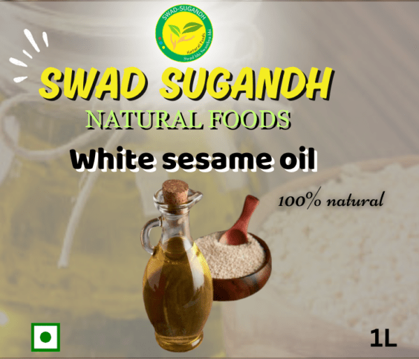 PURE WHITE SESAM OIL (1 LITER) |शुद्ध सफ़ेद तिल का तेल